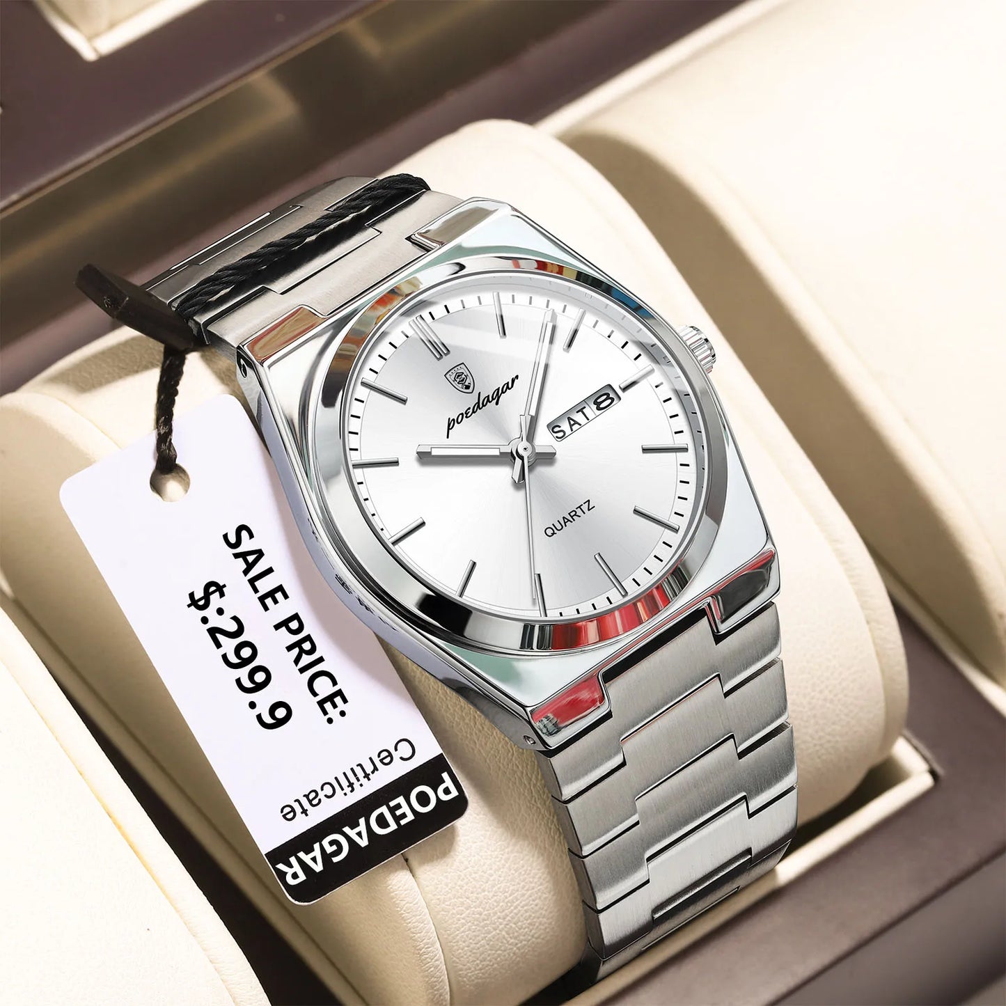 YEVKOV Empire™ Luxury Steel Watch — Billionaire Edition
Discover the elegance of power and precision.
The YEVKOV Empire™ Billionaire Watch combines timeless design with elite craftsmanship — made f