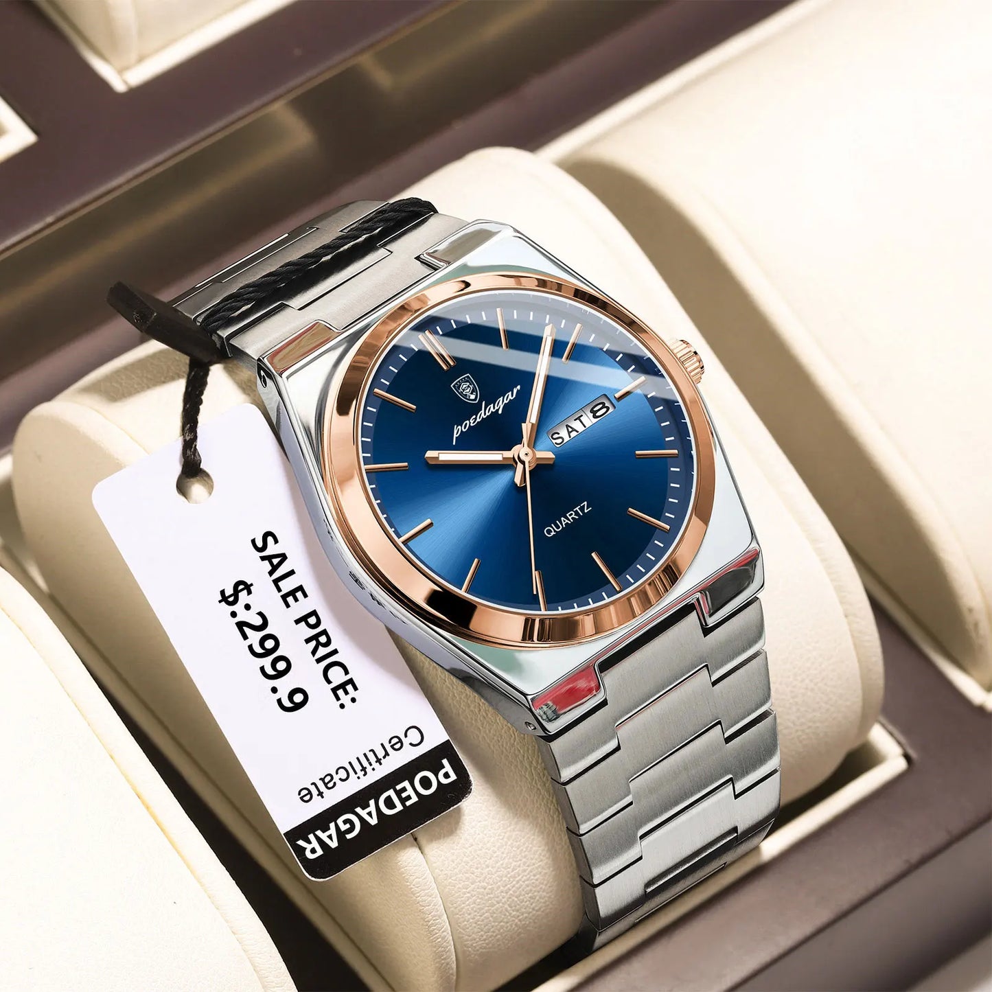 YEVKOV Empire™ Luxury Steel Watch — Billionaire Edition
Discover the elegance of power and precision.
The YEVKOV Empire™ Billionaire Watch combines timeless design with elite craftsmanship — made f