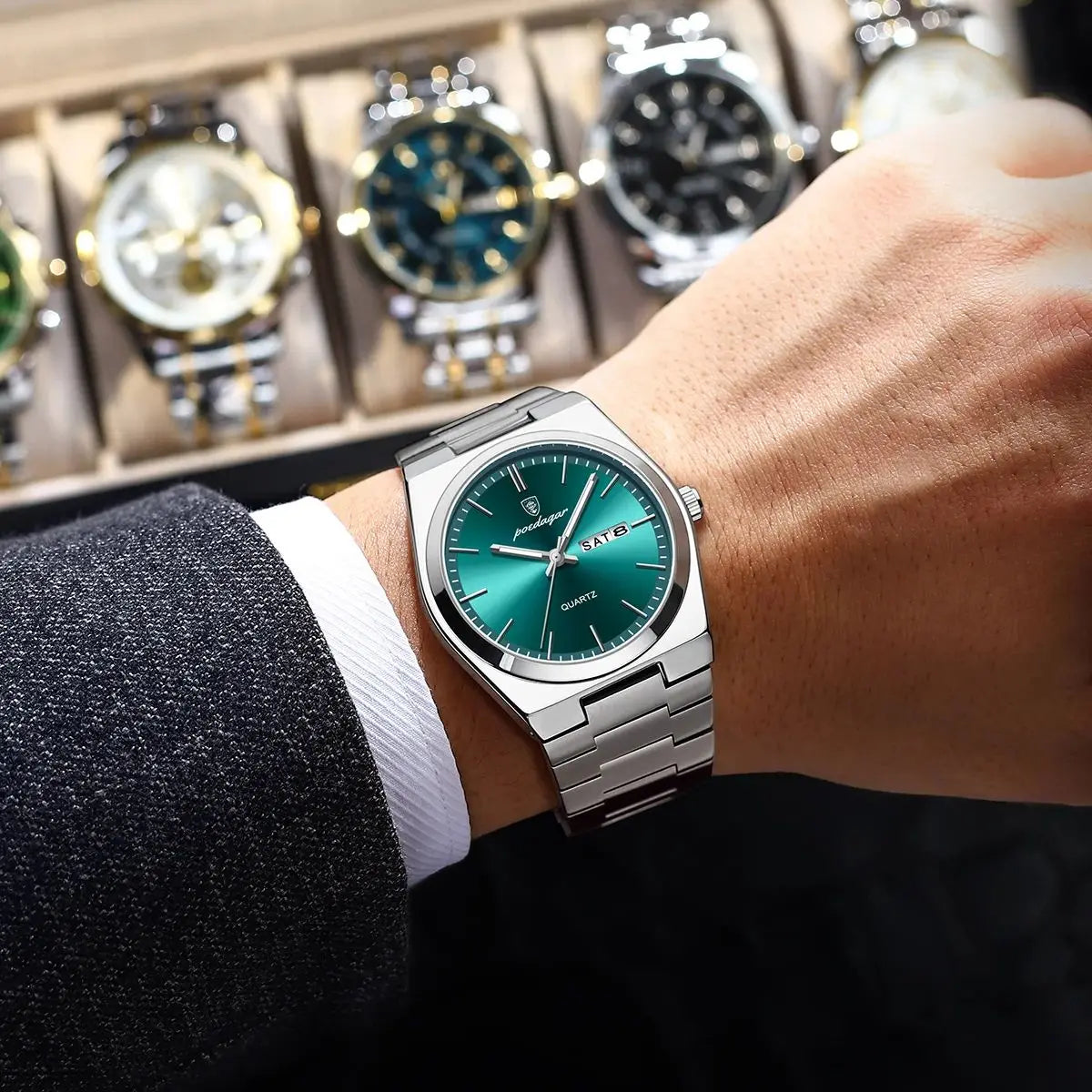 YEVKOV Empire™ Luxury Steel Watch — Billionaire Edition

Discover the elegance of power and precision.
The YEVKOV Empire™ Billionaire Watch combines timeless design with elite craftsmanship — made f